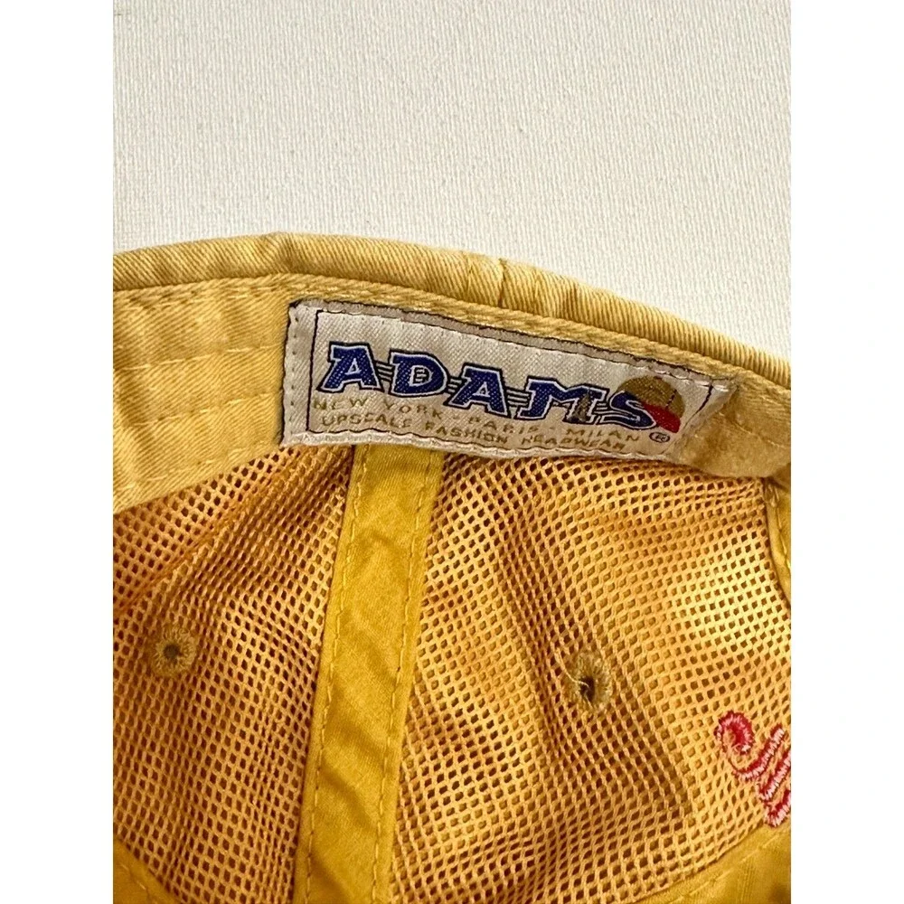 Murray’s Big Cheese Adams Upscale Cotton Dad Golf Hat Baseball Cap Leather Strap - Picture 10 of 12